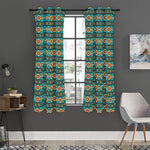Ethnic Southwestern Navajo Pattern Print Curtain