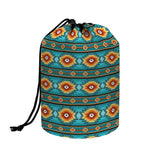 Ethnic Southwestern Navajo Pattern Print Drawstring Makeup Bag
