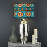 Ethnic Southwestern Navajo Pattern Print Drum Lamp Shade