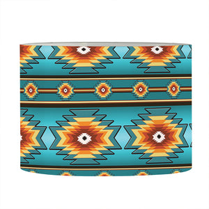 Ethnic Southwestern Navajo Pattern Print Drum Lamp Shade