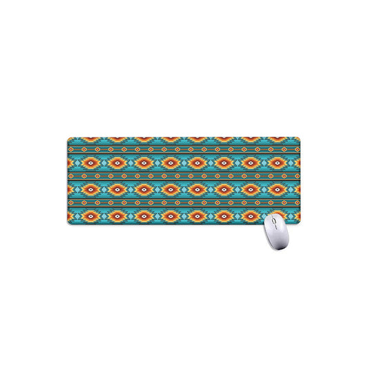 Ethnic Southwestern Navajo Pattern Print Extended Mouse Pad