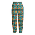 Ethnic Southwestern Navajo Pattern Print Fleece Lined Knit Pants