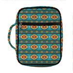 Ethnic Southwestern Navajo Pattern Print Front Pocket Bible Bag