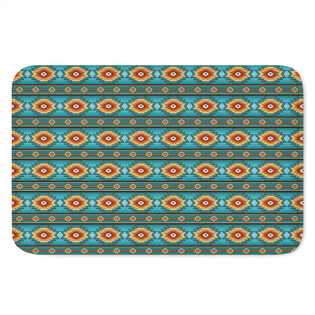 Ethnic Southwestern Navajo Pattern Print Indoor Door Mat