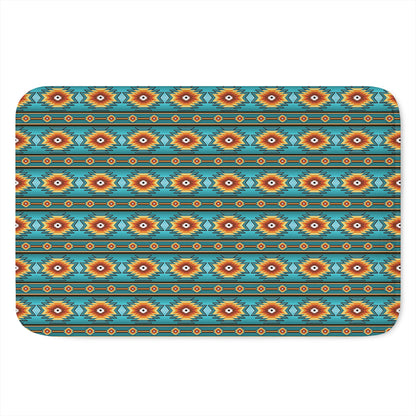 Ethnic Southwestern Navajo Pattern Print Indoor Door Mat