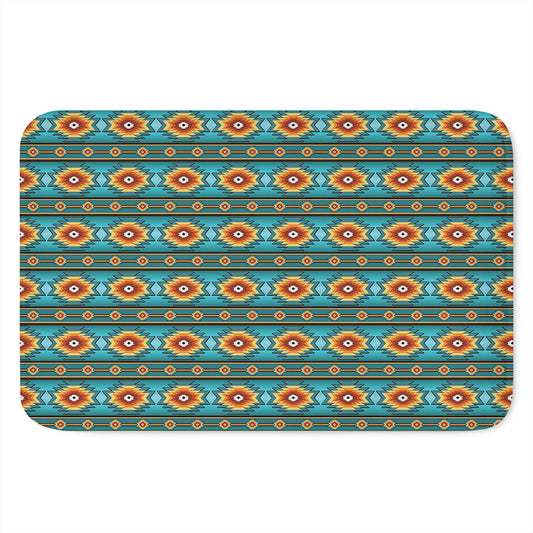 Ethnic Southwestern Navajo Pattern Print Indoor Door Mat