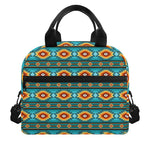 Ethnic Southwestern Navajo Pattern Print Insulated Lunch Bag
