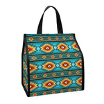 Ethnic Southwestern Navajo Pattern Print Insulated Lunch Tote