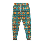 Ethnic Southwestern Navajo Pattern Print Jogger Pants