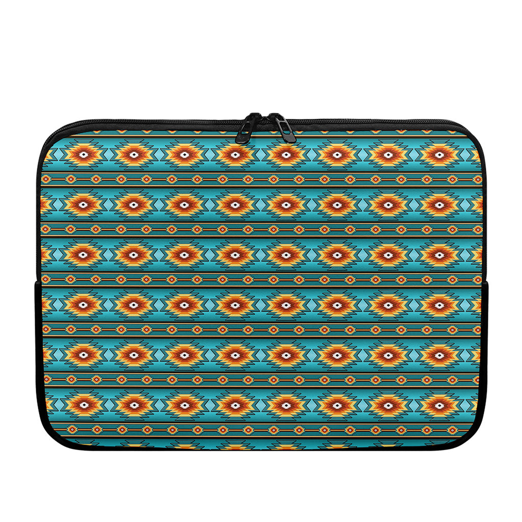 Ethnic Southwestern Navajo Pattern Print Laptop Sleeve