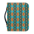 Ethnic Southwestern Navajo Pattern Print Leather Bible Cover