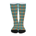 Ethnic Southwestern Navajo Pattern Print Long Socks