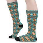 Ethnic Southwestern Navajo Pattern Print Long Socks