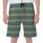 Ethnic Southwestern Navajo Pattern Print Men's Beach Shorts