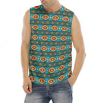 Ethnic Southwestern Navajo Pattern Print Men's Fitness Tank Top