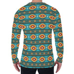 Ethnic Southwestern Navajo Pattern Print Men's Long Sleeve T-Shirt