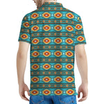 Ethnic Southwestern Navajo Pattern Print Men's Polo Shirt