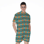 Ethnic Southwestern Navajo Pattern Print Men's Rompers