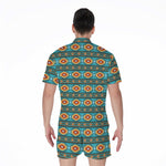 Ethnic Southwestern Navajo Pattern Print Men's Rompers