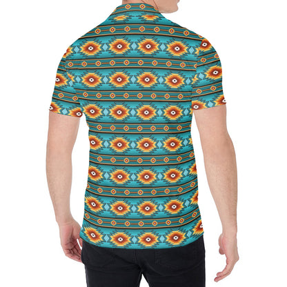 Ethnic Southwestern Navajo Pattern Print Men's Shirt