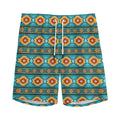 Ethnic Southwestern Navajo Pattern Print Men's Athletic Shorts