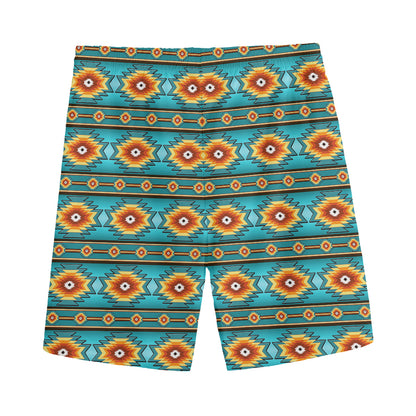 Ethnic Southwestern Navajo Pattern Print Men's Sports Shorts