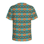 Ethnic Southwestern Navajo Pattern Print Men's Sports T-Shirt