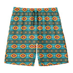 Ethnic Southwestern Navajo Pattern Print Men's Swim Trunks
