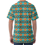 Ethnic Southwestern Navajo Pattern Print Men's Velvet T-Shirt