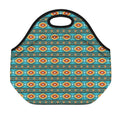 Ethnic Southwestern Navajo Pattern Print Neoprene Lunch Bag