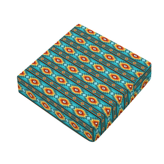 Ethnic Southwestern Navajo Pattern Print Outdoor Seat Cushion Cover