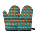 Ethnic Southwestern Navajo Pattern Print Oven Mitts