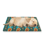 Ethnic Southwestern Navajo Pattern Print Pet Cooling Mat Cover