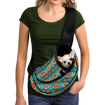 Ethnic Southwestern Navajo Pattern Print Pet Sling Carrier