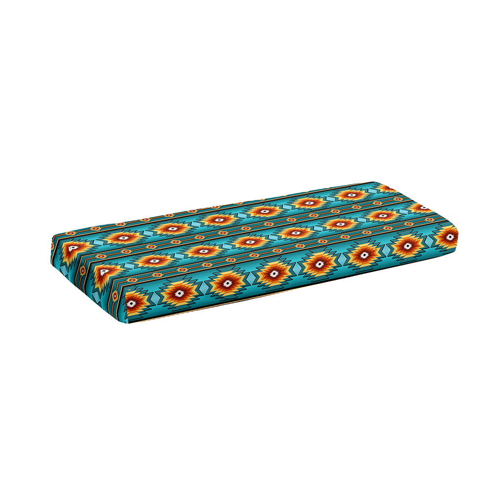 Ethnic Southwestern Navajo Pattern Print Piano Keyboard Cover