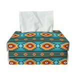 Ethnic Southwestern Navajo Pattern Print Rectangle Tissue Box Cover