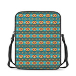 Ethnic Southwestern Navajo Pattern Print Rectangular Crossbody Bag