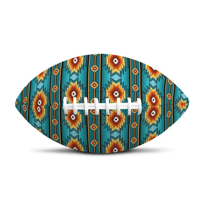 Ethnic Southwestern Navajo Pattern Print Rugby Ball