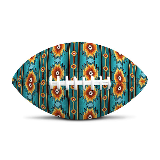 Ethnic Southwestern Navajo Pattern Print Rugby Ball