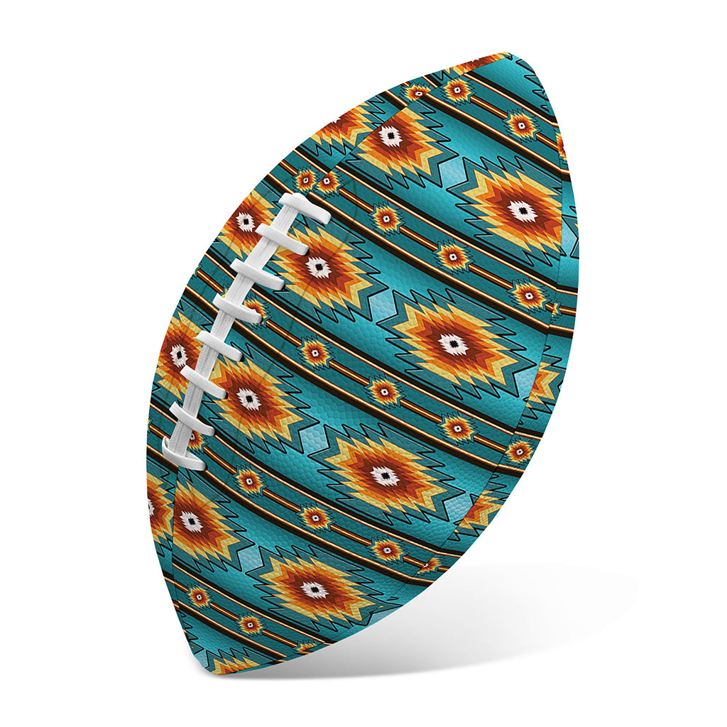 Ethnic Southwestern Navajo Pattern Print Rugby Ball