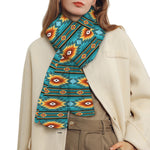 Ethnic Southwestern Navajo Pattern Print Scarf