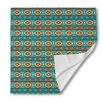 Ethnic Southwestern Navajo Pattern Print Silk Bandana
