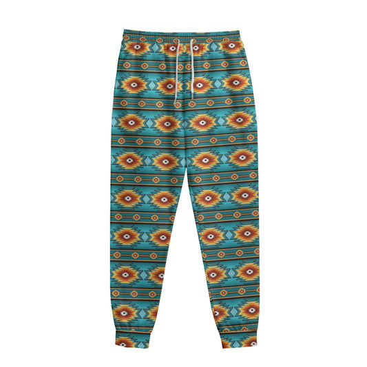Ethnic Southwestern Navajo Pattern Print Sweatpants