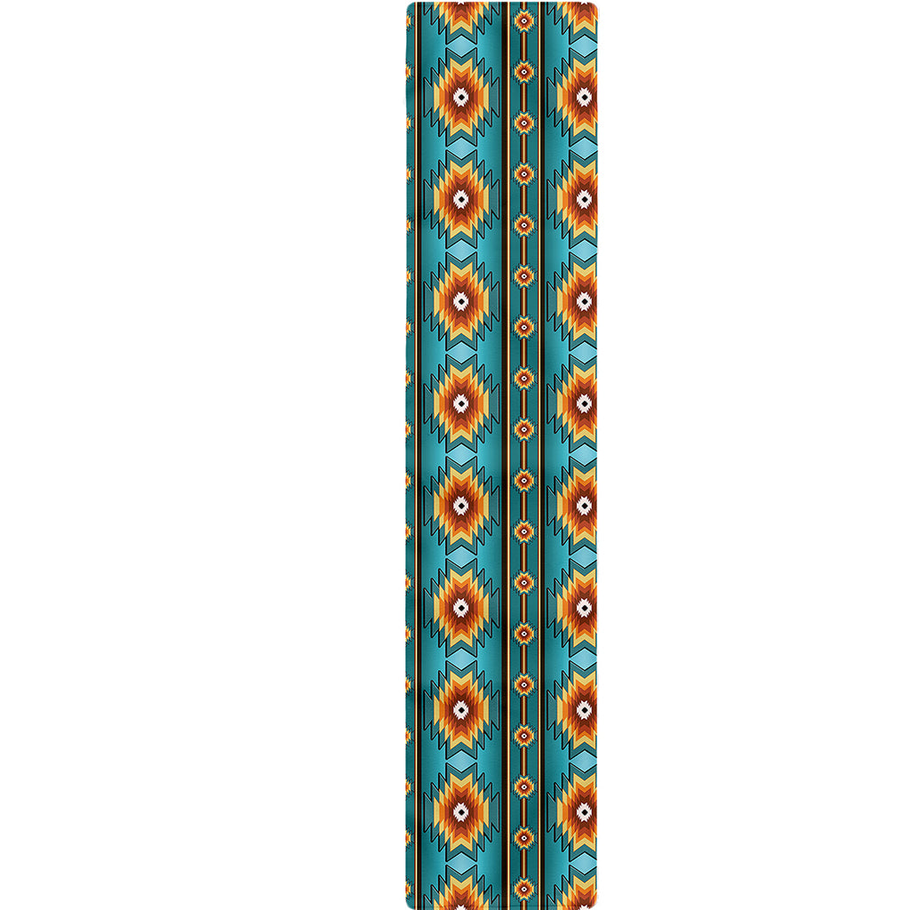 Ethnic Southwestern Navajo Pattern Print Table Runner