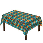 Ethnic Southwestern Navajo Pattern Print Tablecloth