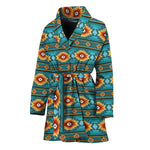 Ethnic Southwestern Navajo Pattern Print Women's Bathrobe