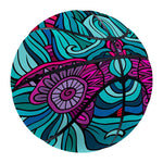 Ethnic Teal Bohemian Pattern Print Basketball