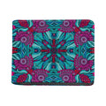Ethnic Teal Bohemian Pattern Print Bifold Wallet