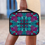 Ethnic Teal Bohemian Pattern Print Classic Bible Case