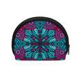 Ethnic Teal Bohemian Pattern Print Coin Purse